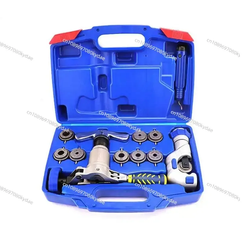 

Flaring Tools Kit WK-519FT-L Eccenteic 45-Degree Cone Tubing Flaring Tool Set for Copper Pipe Flaring 1/4-3/4 Inch O.D.Tubing