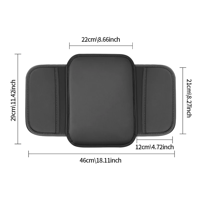 Multi-functional car armrest box protective pad, in-car middle armrest pad, wear-resistant armrest protective pad, car accessory, suitable for Fiat Tipo/Egea, Fiat Panda, Fiat 500 6
