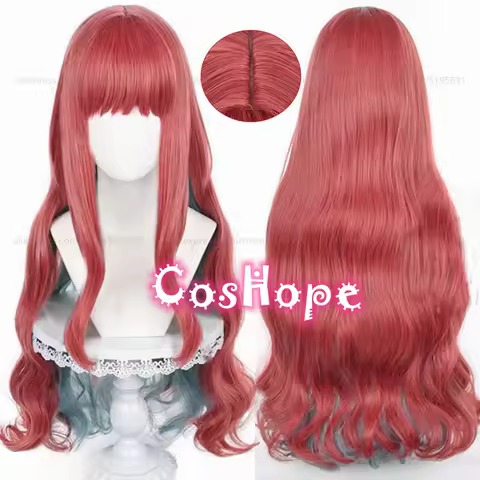 Anne Faulkner Cosplay Wig 85cm Long Culy Wave Wig Cosplay Anime Cosplay Wigs Heat Resistant Synthetic Wigs