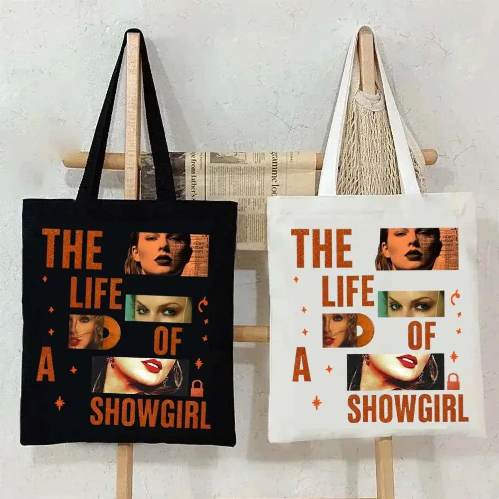 

Y2k Tote Bag New Album The Life of A Showgirl Модная холщовая сумка для покупок Y2k Сумка для покупок Сумка для покупок для фанатов Подарок унисекс