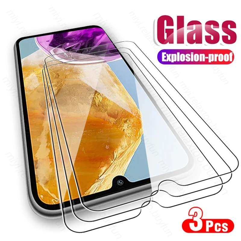 Samung M15 5G Glass 3PCS 9H Protective Glass For Samsung Galaxy M15 M 15 5G 2024 SM-M156B/DS 6.5