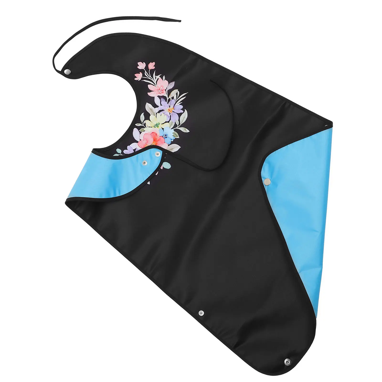 

Large Washable Adult Men Women Reusable Dining Apron Big Pocket Stain Resistant Senior Meal Protection Durable Clothing