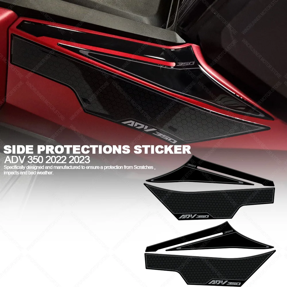 

For Adv 350 Adv350 2022 2023 Waterproof Protective Sticker Motorcycle Side Protections Sticker 3D Epoxy Resin Sticker