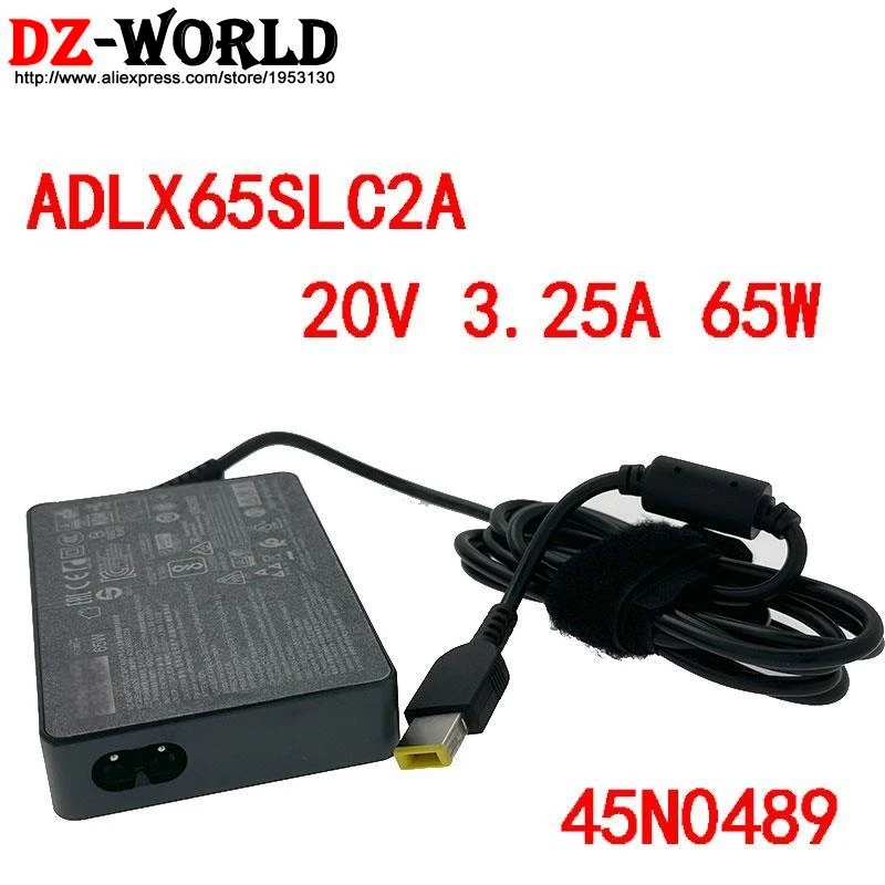 65W 20V 3.25A ADLX65SLC2A  Power AC Adapters Charger for Lenovo Thinkpad X1 Carbon S1 Yoga 12 X250 X240 X260 X270 Laptop 45N0489