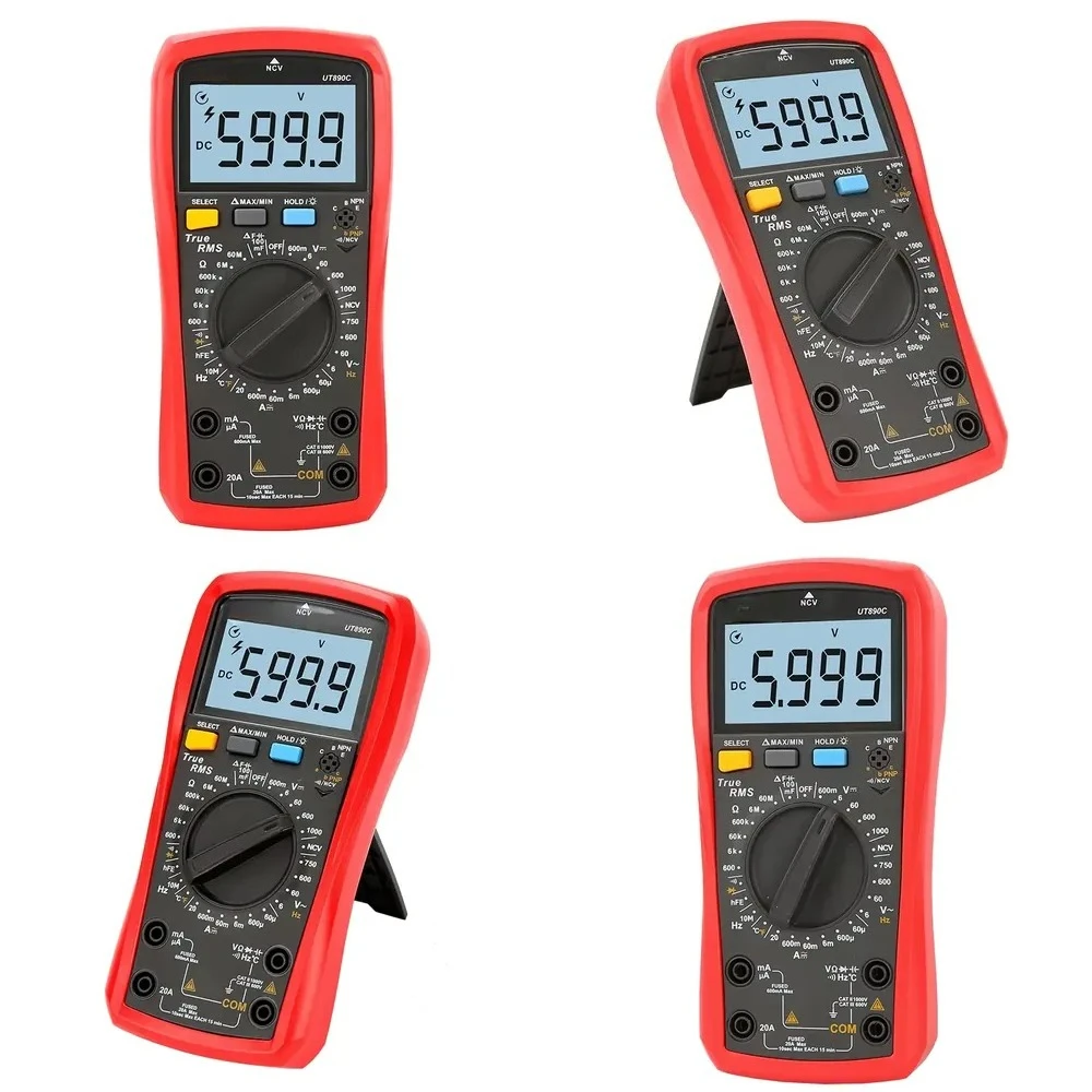 

Hot Sale UT890C True RMS Digital Multimeter With C/F Temperature Capacitance Frequency Multi Meter Diode Tester