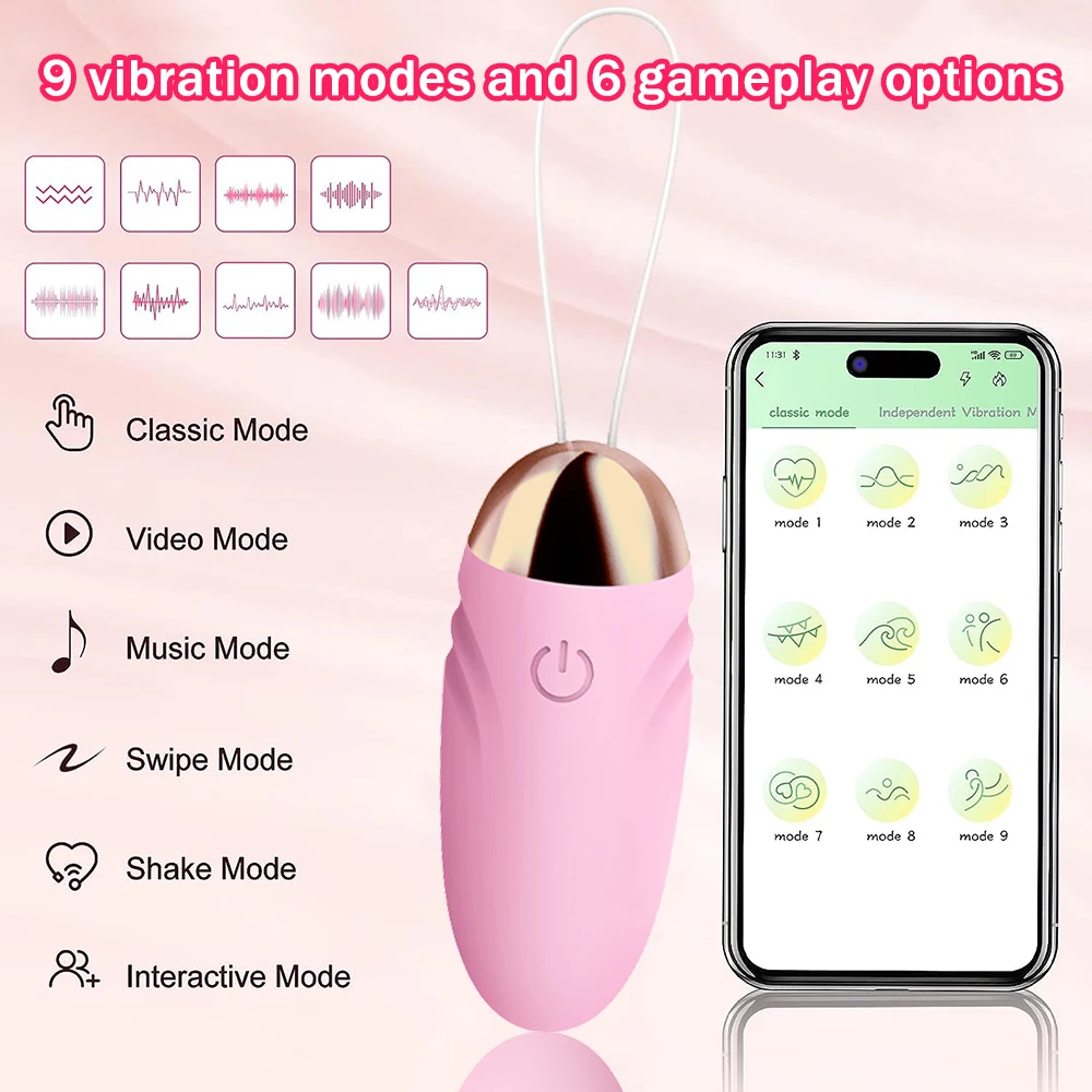 Wireless Bluetooth APP Dildo Vibrator for Women Clitoris Stimulator G Spot Massager Wear Vibrating Egg Sex Toys for Women Adults