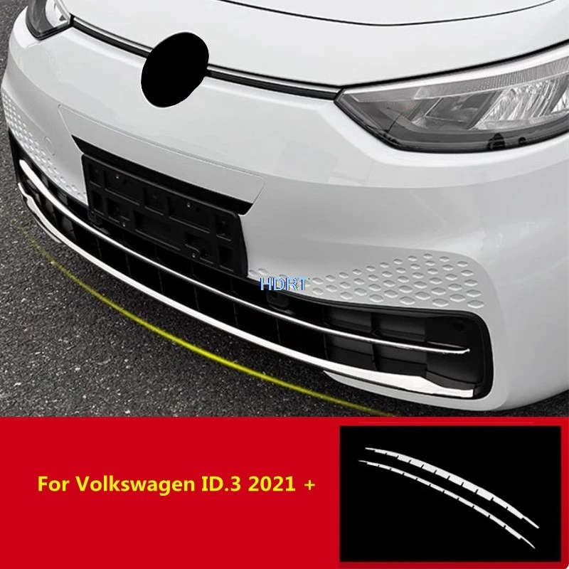 Car Styling Front Racing Grille Rear Bumper Molding Tail Gate Door Side Corner Body Trim For Volkswagen VW ID.3 ID 3 ID3 2021 +