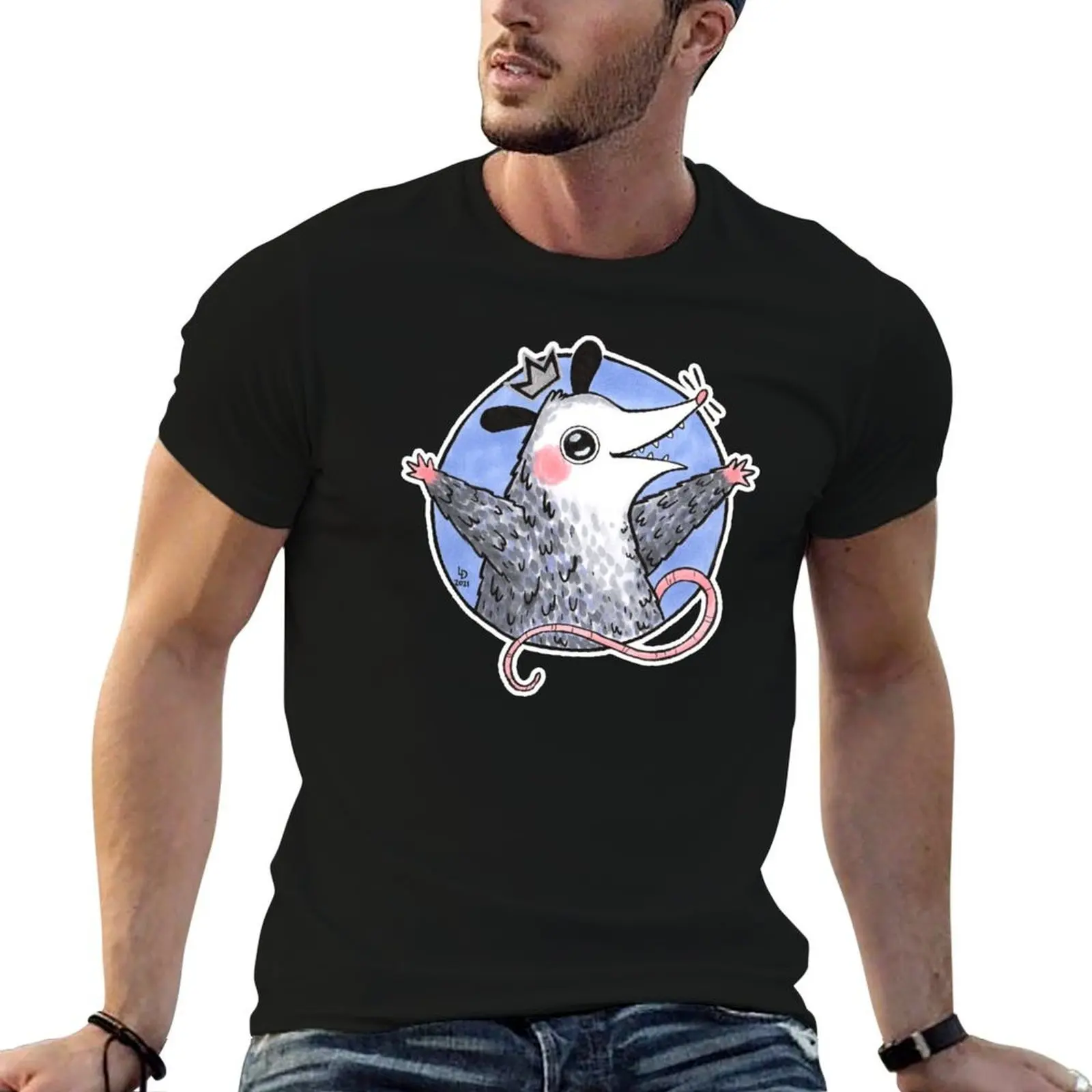 Opossum King T-Shirt quick drying plain men graphic t shirts