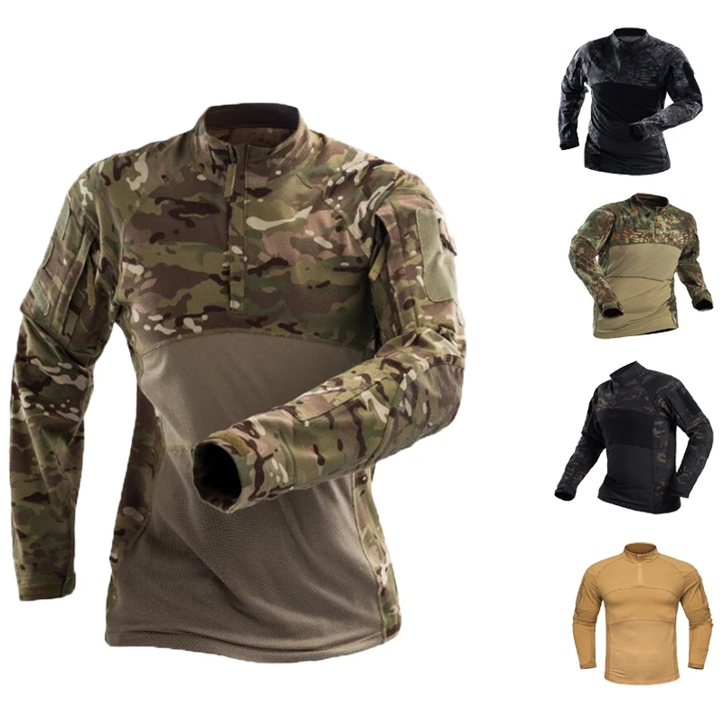 

Combat Men Shirts Proven Tactical Clothing Uniform CP Camouflage Airsoft Hunting Army Suit Breathable Work Clothes Gear