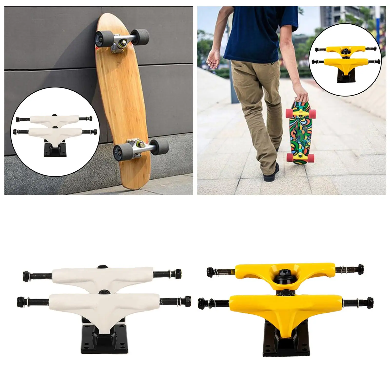 Alumínio Alloy Board Holder para Caminhões, Suporte Universal para 5 "Skateboarding, Premium Board Holder