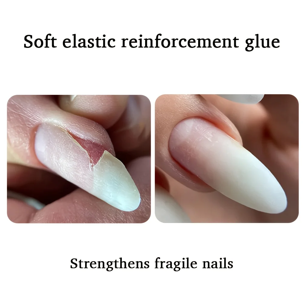 มิเจียร์ เฟเบอร์กลาส เบส เจล สำหรับซ่อมแซมเล็บที่แตกหัก เสริมความแข็งแรงด้วยผ้าใยแก้วใส และการสร้างโครงสร้าง