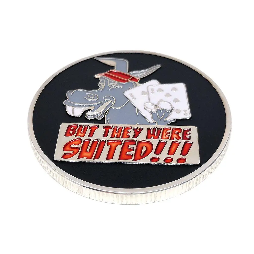 Fichas de póker de la suerte, Protector conmemorativo de Texas Hold'em, Porker Star, 1 unidad