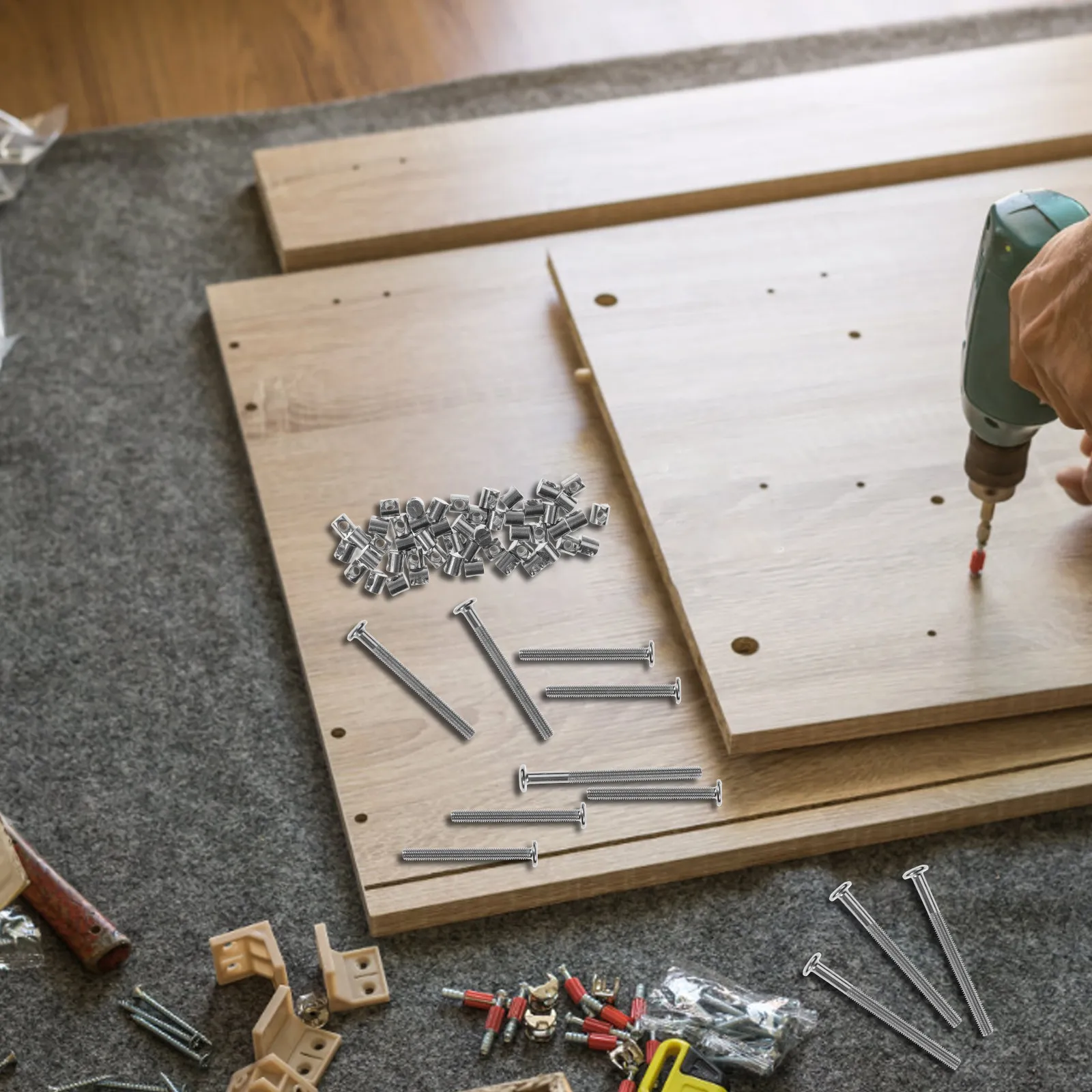 1set-nickel-plated-flat-head-furniture-screws-set-assortment-in-multiple-lengths-smooth-surface-hex-socket-bolts-for-crib-bed