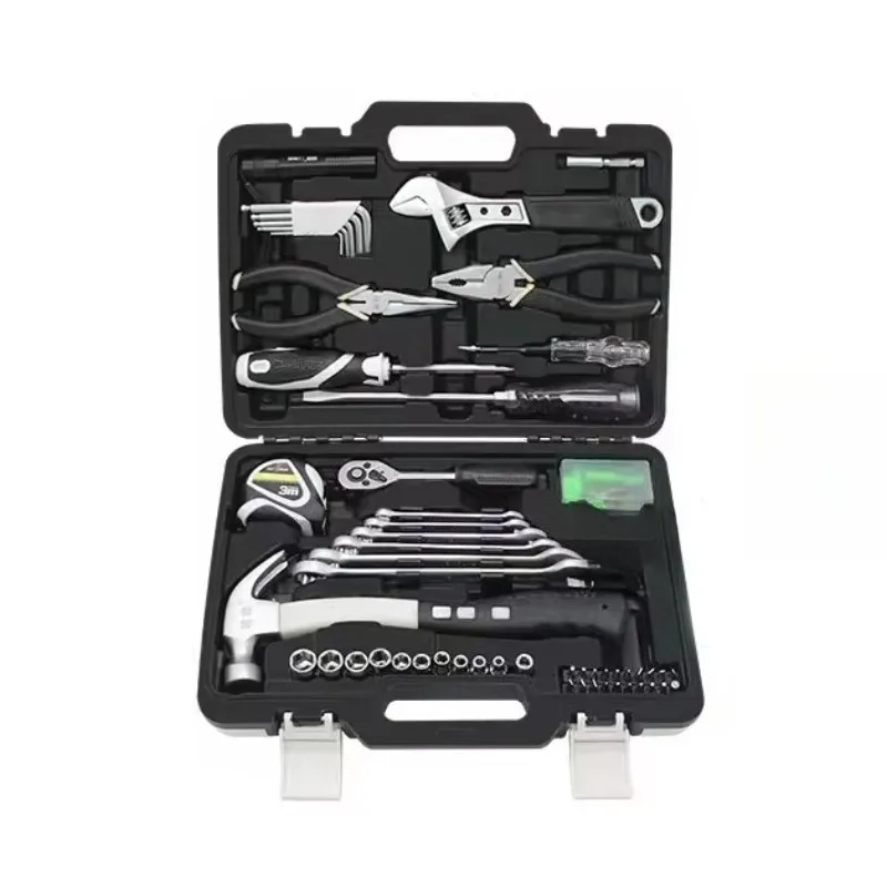 Hand Tools With Precision Screwdriver Bits Hammer Wrench Tools Set Tools Set Box