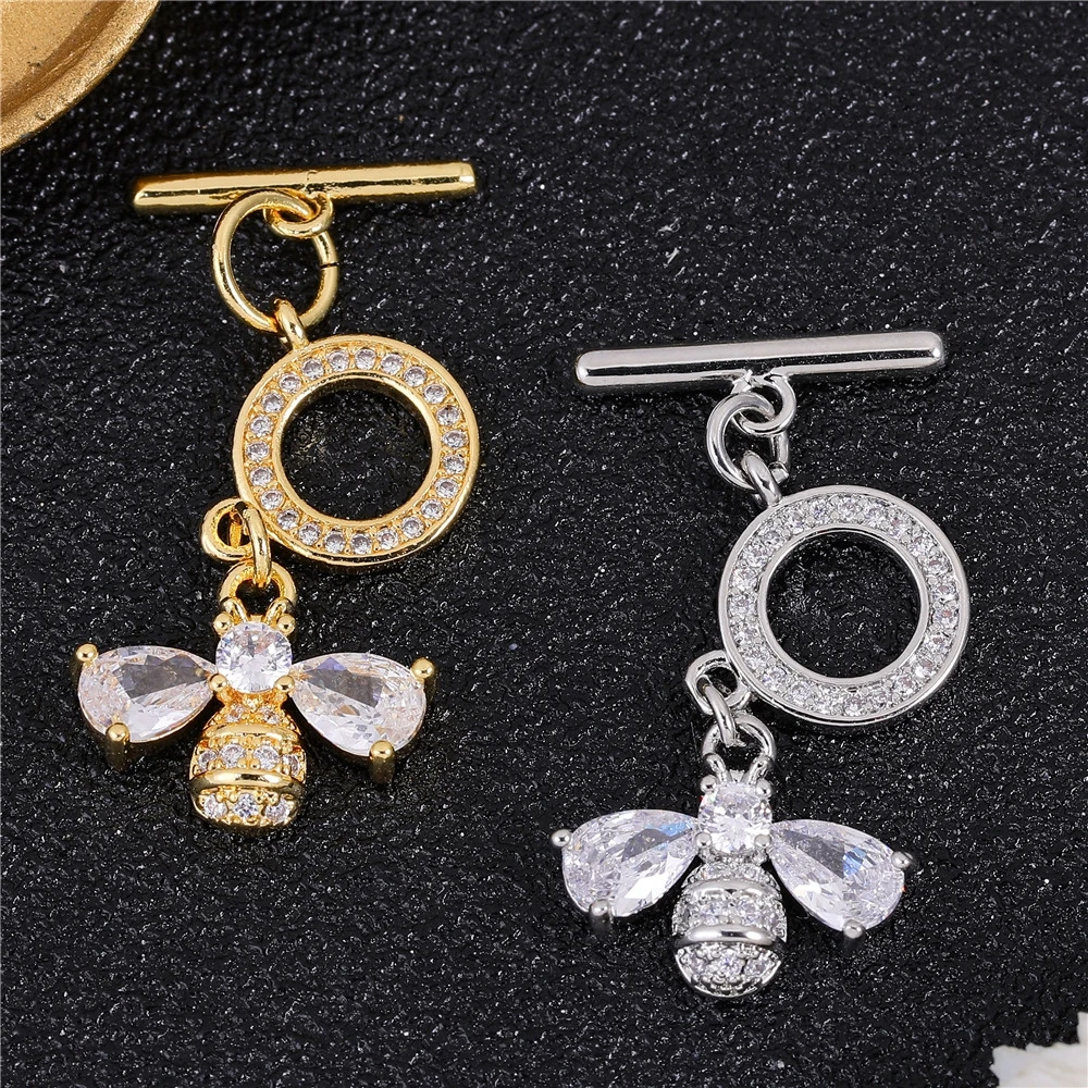 Juya 1 2 3 Stück/Set 18K Echtgold Silberbeschichtete Verschlüsse Schlangenanhänger-Verschlussverschlüsse für DIY Perlenarbeiten, Perlen, Schmuckherstellung – Detail 12