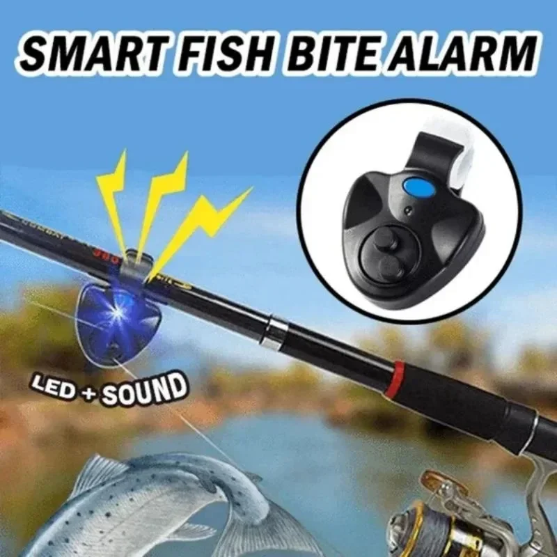 Smart Fish Bite Alarm Fish Bite Alarm Electronic Buzzer Carp Alarm Fishing Gear Fischbiss-Alarm Intelligenter Fischbissalarm