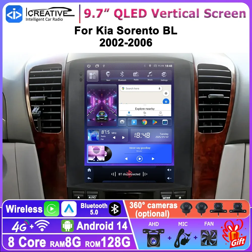 9.7" Android 14 Car…