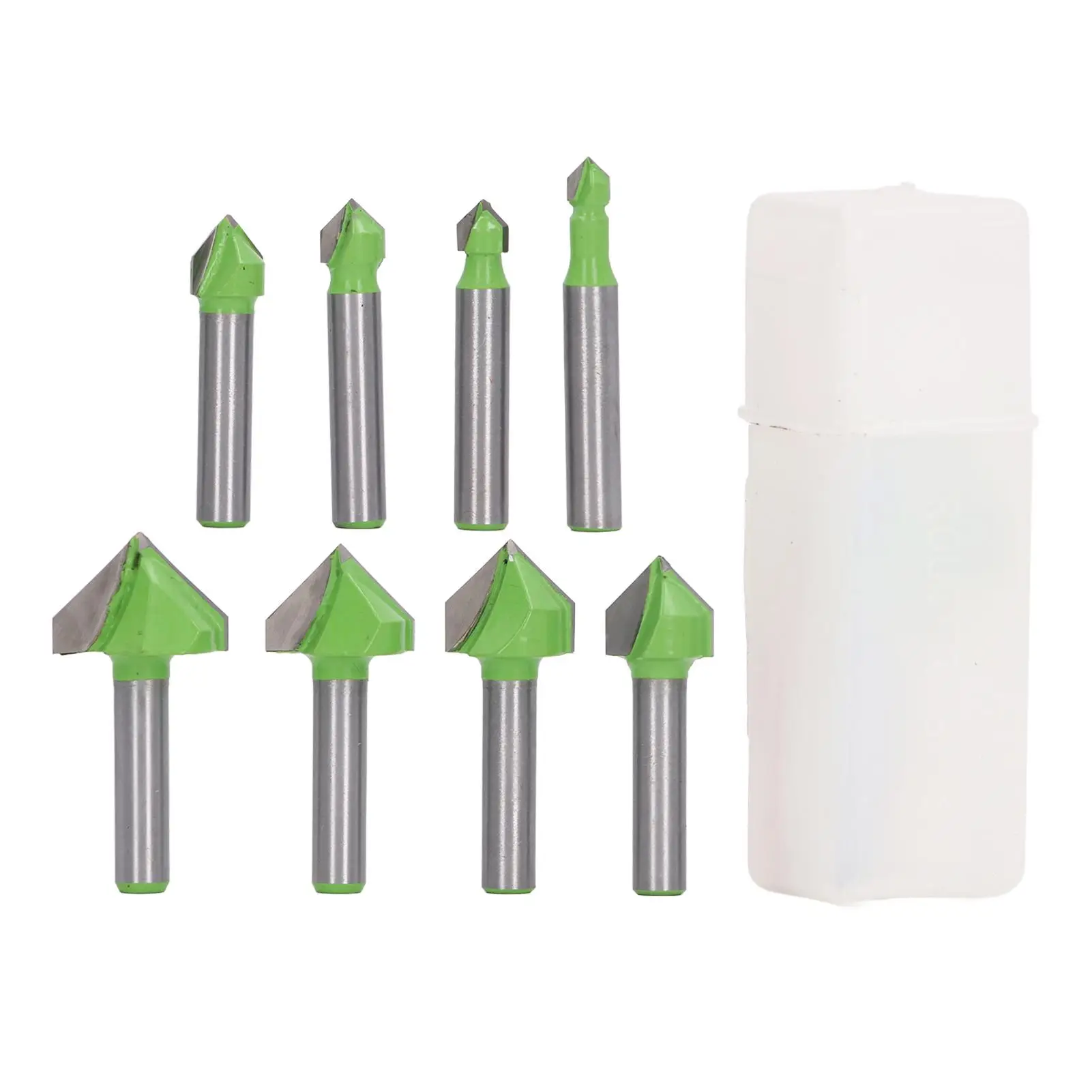 

8mm Shank End Mill Router Bit for mdf High Hardness Easy Install Precision Cutting Tool