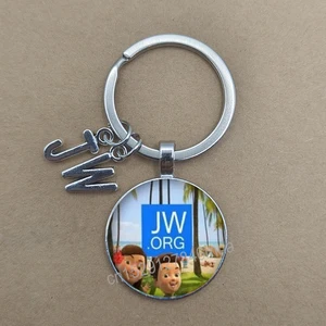 أزياء الفن زجاج كابوشون السيد قلادة الصور, JW Org المجوهرات, سلسلة المفاتيح, قلادة حقيبة السيارة, 1 جديد أعلى 5 مبيعات للهدايا التذكارية JW - رقم 6