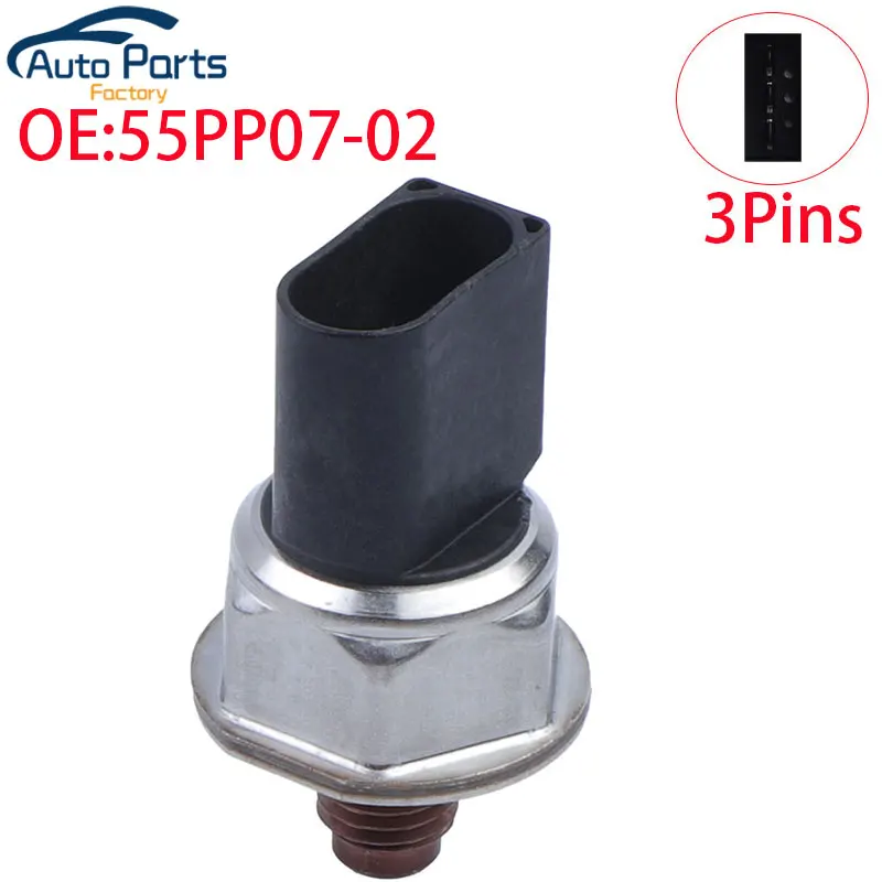 

55PP07-02 55PP0702 New Fuel Rail Pressure Sensor For Benz Kia Carnival Sedona Bongo 3 J3 9307Z512A