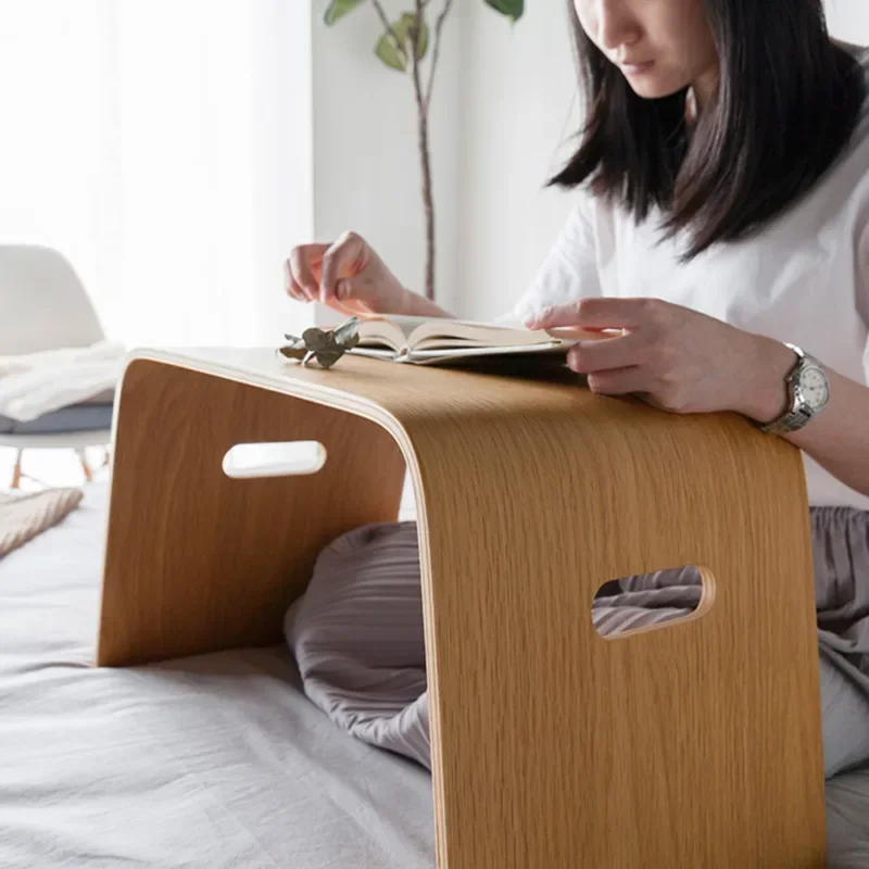 

Deal on Unique Nordic Bay Window Small Tea Table Casual Bedroom Lazy Desk Solid Wood Computer Table Perfect for Cozy Corners