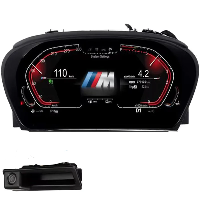 

Latest 12.3'' Original Digital LCD Dashboard for X6 E71 E72 Cluster Instrument Cockpit Speedometer Head up Display