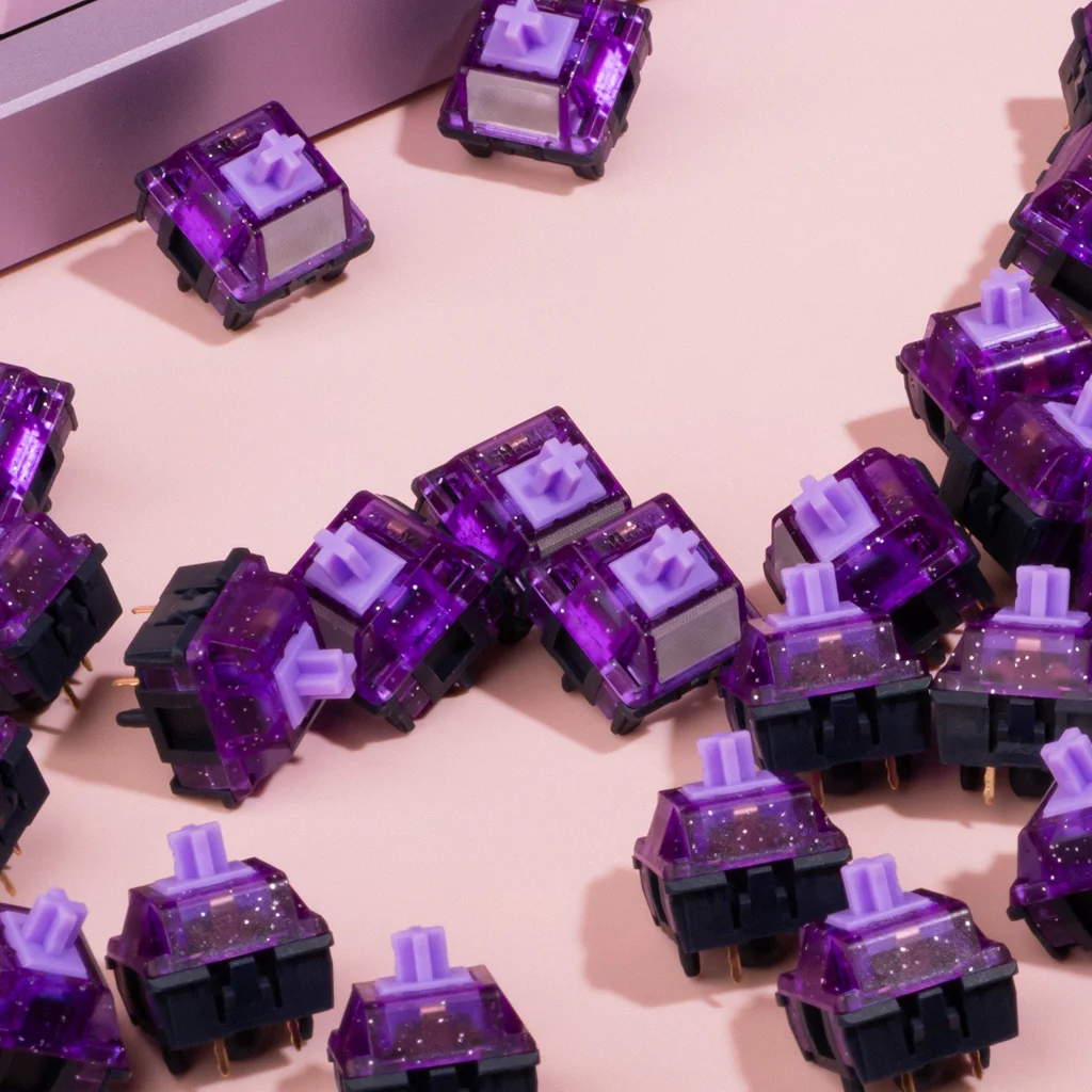 

HMX Meteorite Switch Early Bottom-out Linear Crisp 5PIN Mechanical Keyboard Silky Smooth 37gf45gf Factory Lubed WJBY Lab Studio