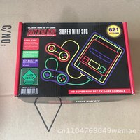 SFC 621 Game Machine HD SNES Mini TV HDMI Red & White Version Retro Game Console with 2 Controllers for Ages 6+