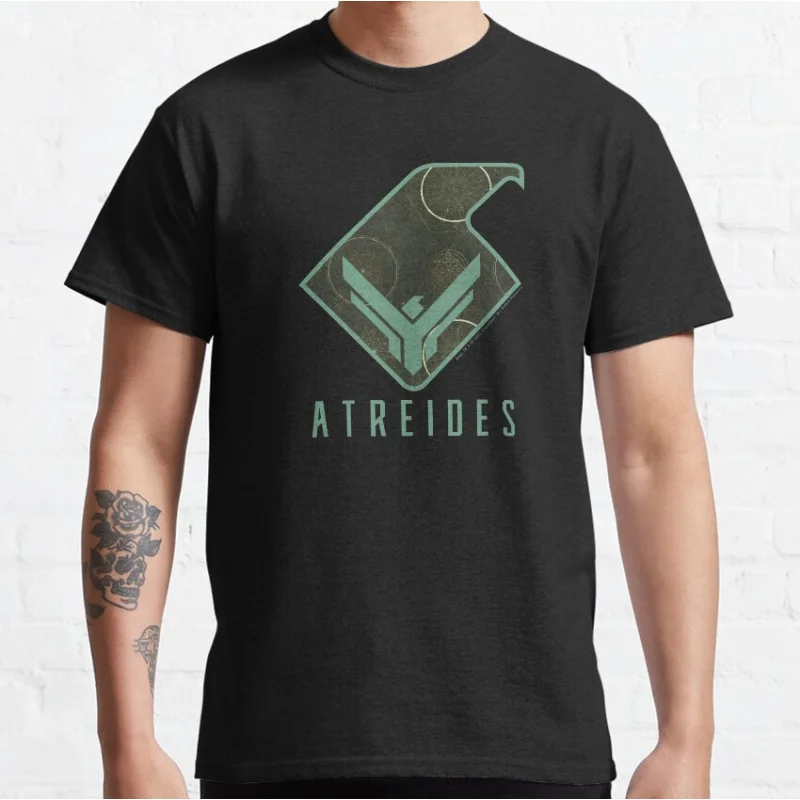 

House Atreides Hawk Retro scifi Dune Sand sandworm Gift t shirt for man Large size Tops 100% cotton printed Clothes