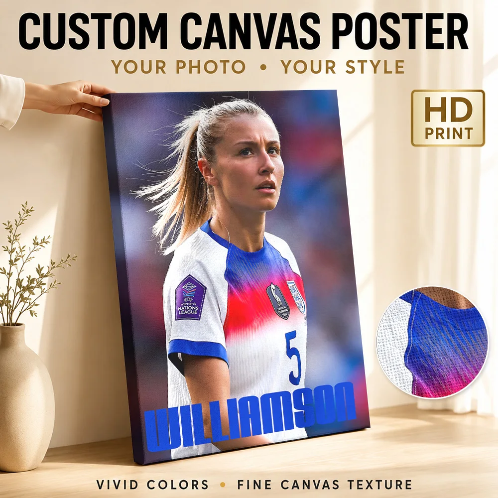 Emile Smith Rowe Soccer Tribute Framed Canvas Poster Bold Style Canvas Wall Art With Customized Photo For Bedroom Ideal Fan Gift