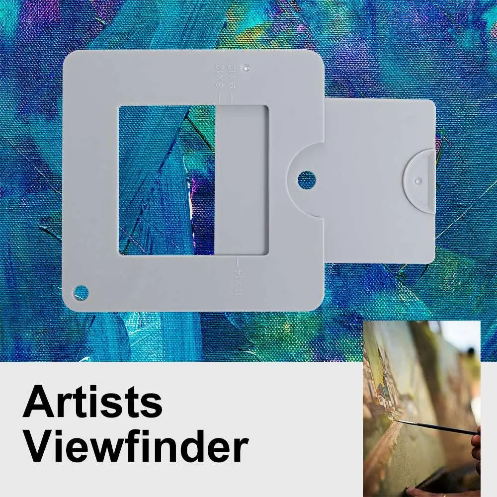 Creative View Catcher Split View Drawing Gadget Artists Viewfinder Portable Painter Tool Aid View Finder Card Sculpting