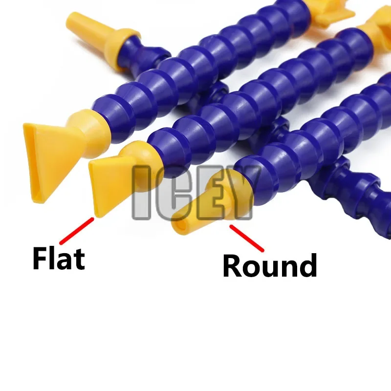 5PCS/lot Engraving Machine Tool 300mm 400mm Cooling Tube Water Cooling Pipe Coolant Oil Plastic Pipe Round Flat
