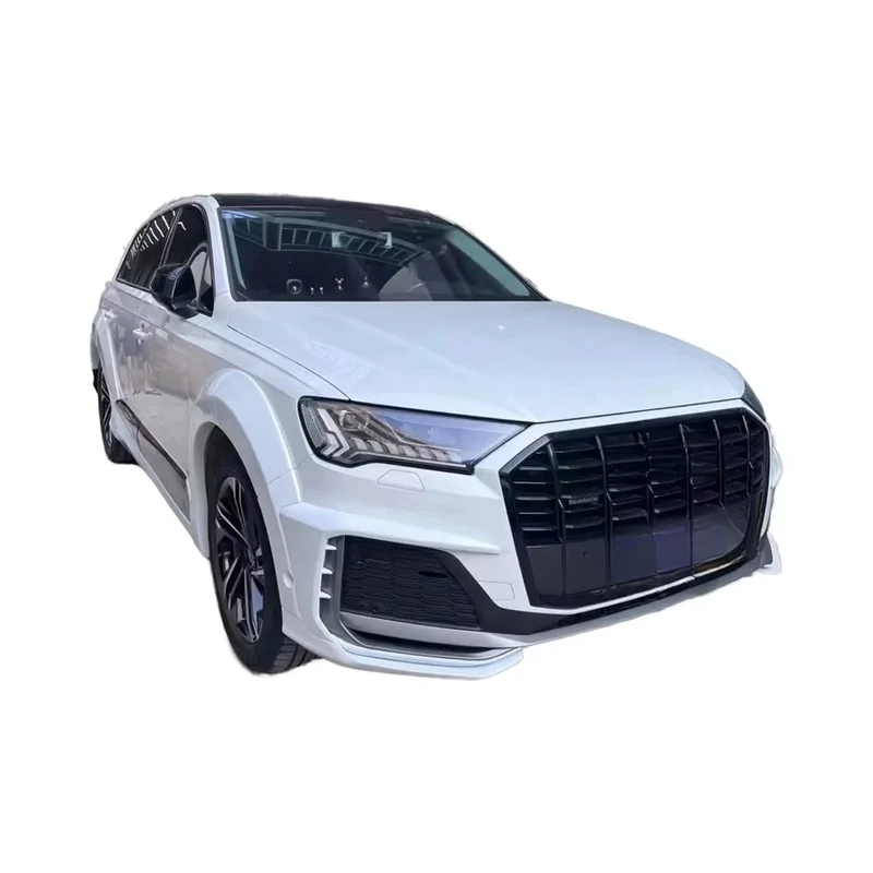 High Quality Carbon Fiber Body Kit Fit For Q7 Front Lip Side Skirt Diffuser Spoiler Wheel Arch Exterior Upgrade Parts