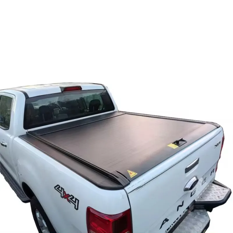 

Car Accessories Roller Lid Up Truck Pick Up Bed Cover Tonneau Cover Aluminium Alloy for Ford Ranger Black 1 Set Hard Type