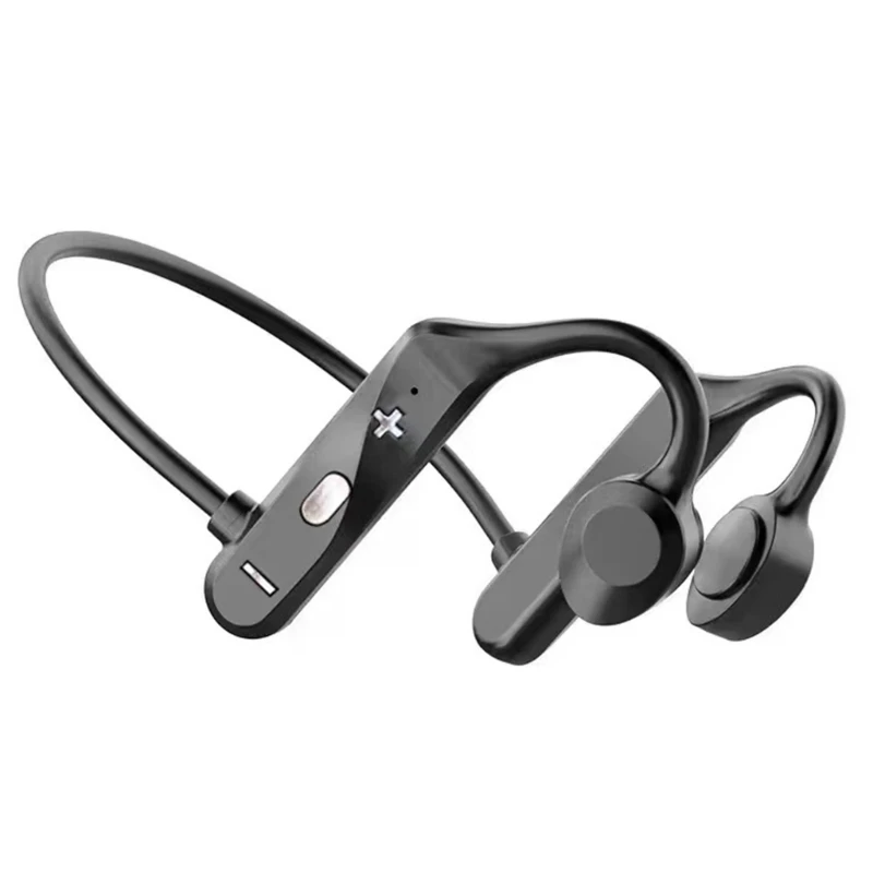 K69 Bone Conduction Headphones Upgraded Open-Ear Wireless Bluetooth-compatible Sports Headset with Microphones