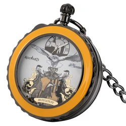 Luxury Musical Movement Pocket Watch Quartz Hand Crank Playing Music Watch Fob Chain Epoxy Pendant Clock Birthday Gift for Women