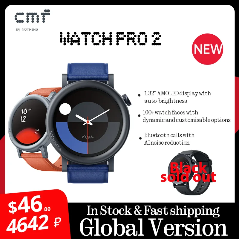 Global Version CMF by Nothing Watch Pro 2 1.32