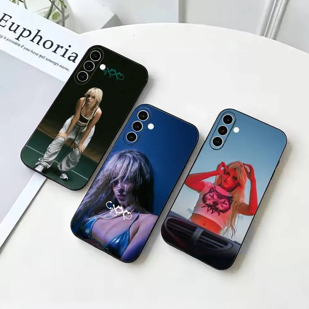 celebrity C-Camila Cabello CXOXO  Black Soft Silicone Phone Case For Samsung Galaxy A73 72 71 70 53 52 51
