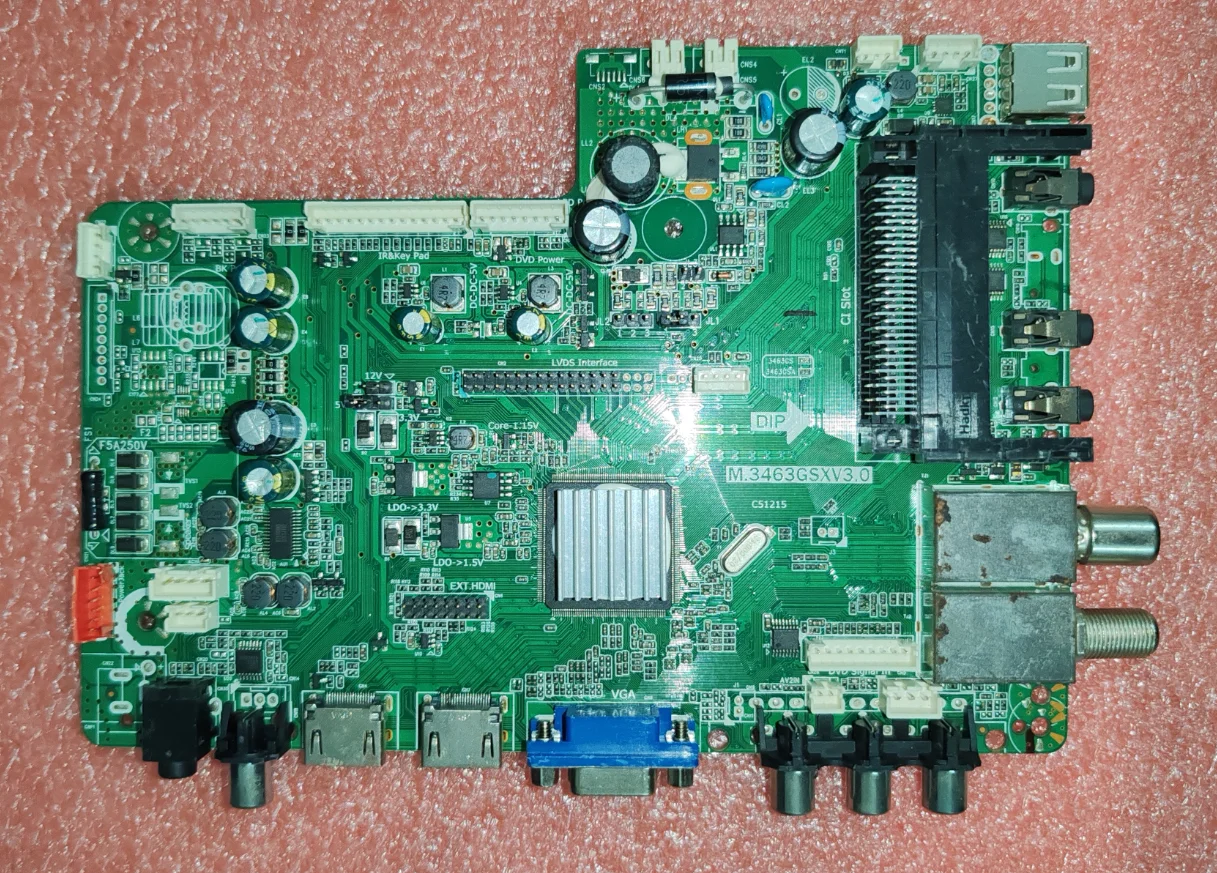 

M.3463GSXV3.0 LED TV motherboard, test physical photos for 36--62V 240ma 18w lc238lf1l