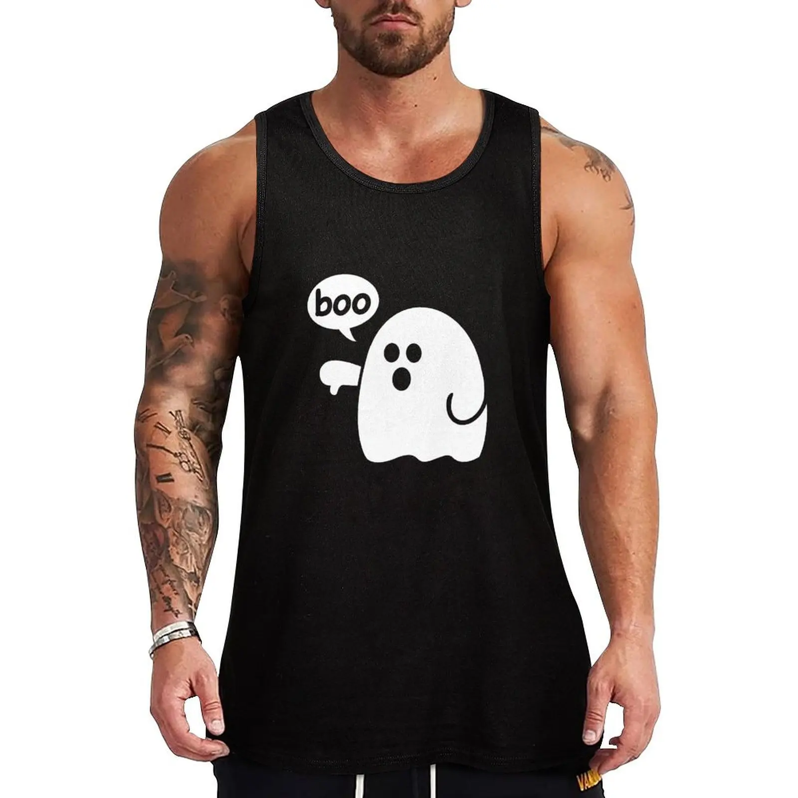 

Ghost Of Disapproval Tank Top Man gym clothes clothes for men Men sleeveless tee