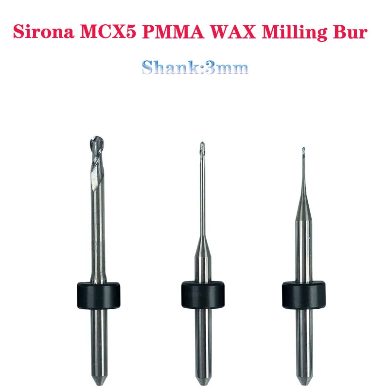 1PC Dental Lab Sirona MCX5 PMMA WAX PEEK Laboratory Tools CADCAM Milling Cutters