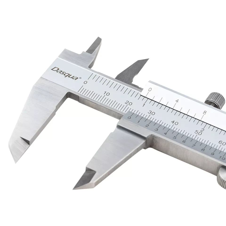 

For DASQUA 0-200mm 0-8" Stainless Steel Monoblock Jaws Ground Vernier Caliper DIN862