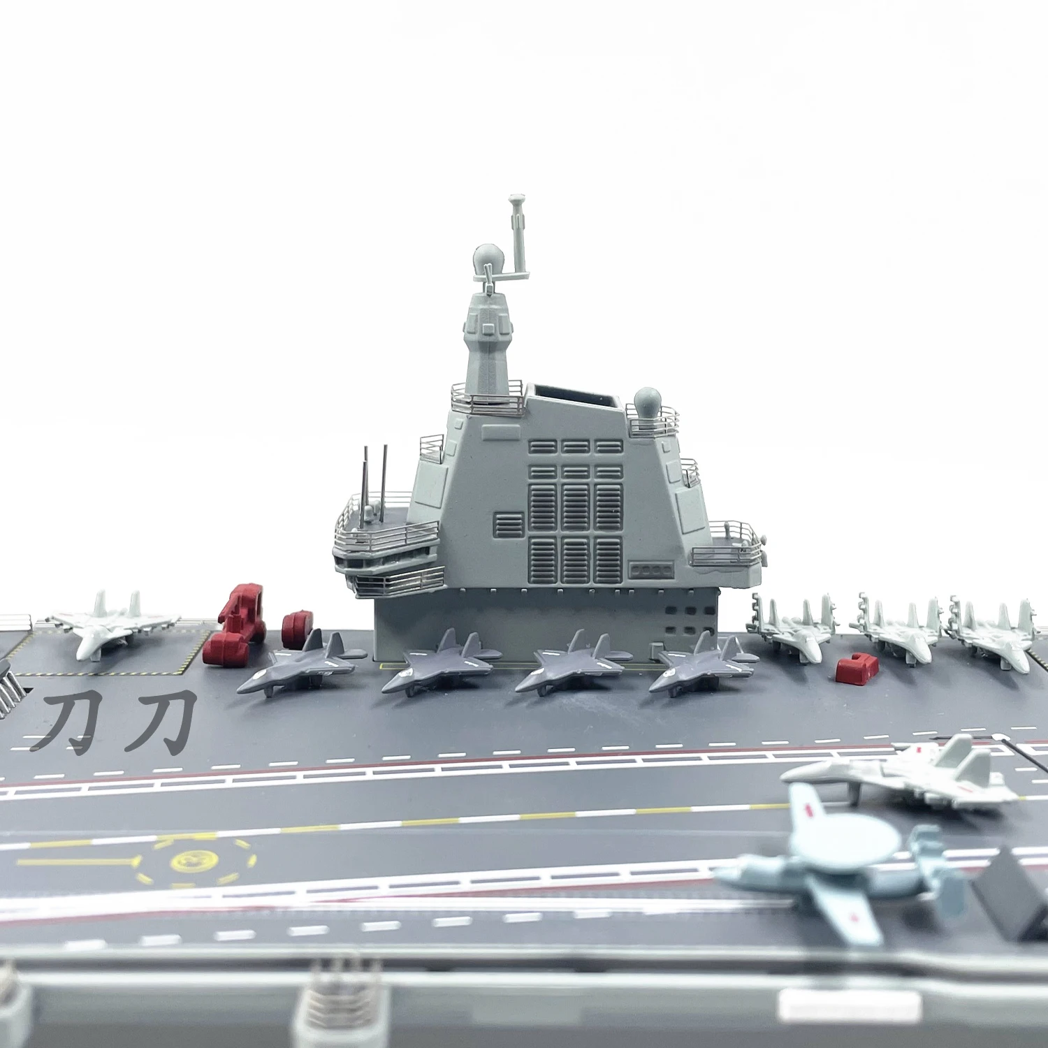 1:1000 Scale Fujian Sea Fighting Fleet Model Alloy Finished Product Type 003 18 Simulation Color Separation Collection Toy Gift