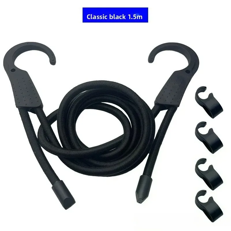 Sangle élastique de voyage pour moto, 1.5/3m, ceinture de Tension réglable, crochet de corde à linge de voiture, corde d'arrimage pour bagages de chargement