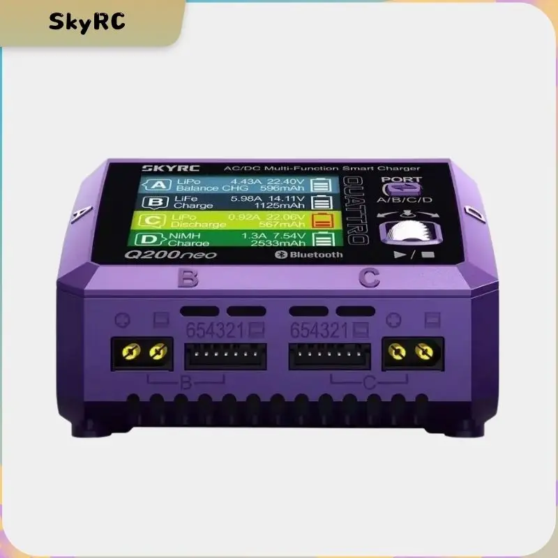 SkyRC Q200neo Lipo Battery Balance Charger Discharger AC200W DC400W 10A for 1-6S LiPo Li-ion Life LiHV 2-15s NiCd NiMH PB