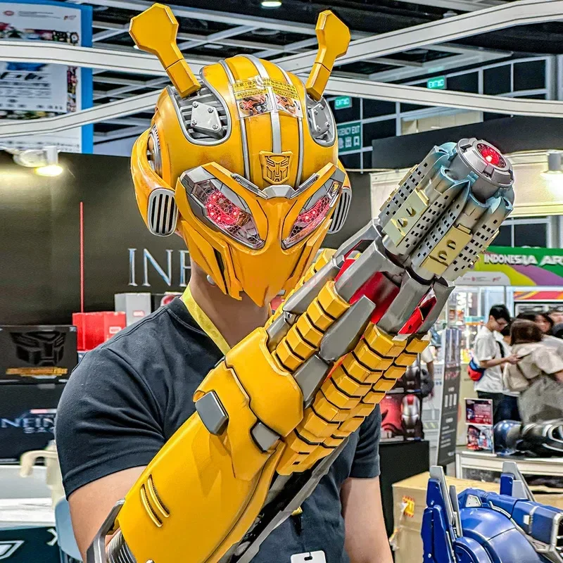 Neue KBGO × Killerbody Transformers Bumblebee Tragbare Handkanone Sprachsteuerung Jungen Cooles Cosplay Halloween Weihnachten Kindergeschenk