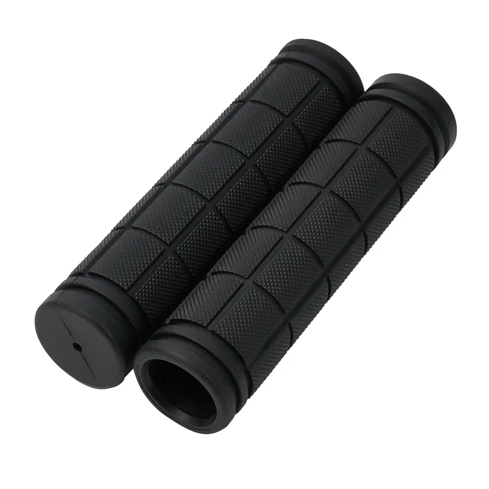 2pc Bicycle Bike Handle Handlebar 22mm Anti Slip Rubber Grip Accessories For Sport Bikes Motorcycle Accessories Black/Red/Purple