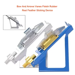 Archery equipment Sticky feathers Adjustable Fletching Jig Straight and Helix Tool with Clamp for DIY Archery tool