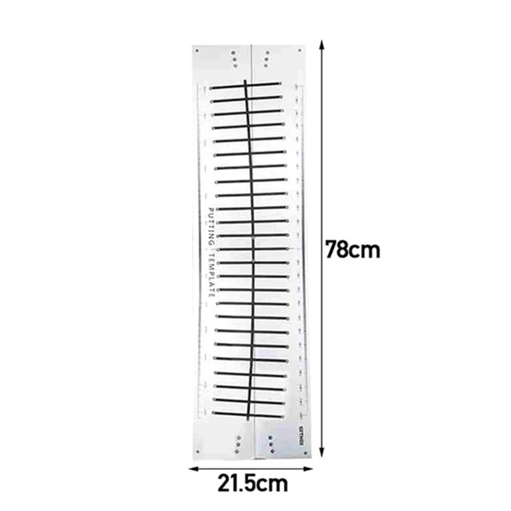 L68A-15 grad Golf Putter Putting Matte Trainer Indoor Putting Green Pad Ausrüstung Golf Schlagen Ziel Linie Training Aids