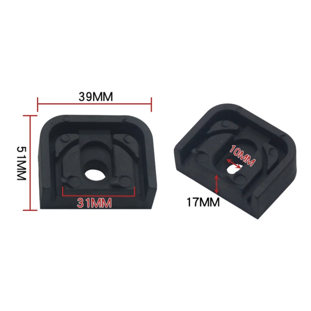 Black Air Conditioner Pad Easy Installation Vibration Pads Vibration Damping Pad HVAC Isolation Block Split-type Design